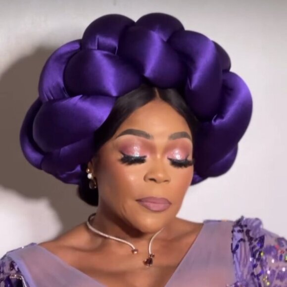 SOLD OUT!! HANDMADE Giant Braided African TURBAN Made in Nigeria HIGH Quality - Picture 1 of 8